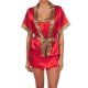 INTIMAX CONJUNTO DE LENCERIA ROJA CON ESTAMPADO VIBRASHOP