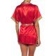 INTIMAX CONJUNTO DE LENCERIA ROJA CON ESTAMPADO VIBRASHOP