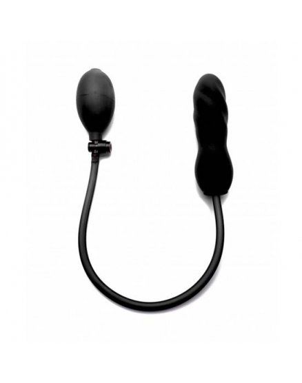 BUTPLUG INFLABLE TWIST NEGRO - OUCH! VIBRASHOP