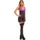 LIPS AND CHERRY BODY DE ENCAJES NEGRO VIBRASHOP