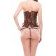 intimax corset dulcie marron VIBRASHOP
