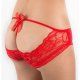 caramel nuit set de corset con tanga a juego culotte rojo medias VIBRASHOP