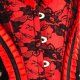 caramel nuit set de corset con tanga a juego culotte rojo medias VIBRASHOP