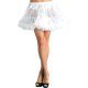 LEG AVENUE PETTICOAT COMPLEMENTO FALDA ENAGUA BLANCA VIBRASHOP