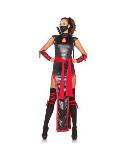 DISFRAZ FEMENINO NINJA COSTUME VIBRASHOP