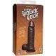 REALISTIC COCK PENE REALÍSTICO 15 CM NEGRO VIBRASHOP