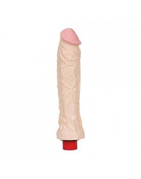 PENE RALÍSTICO CON VIBRADOR THE NATURALS 24 CM PIEL VIBRASHOP