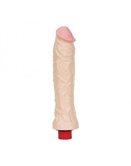 PENE RALÍSTICO CON VIBRADOR THE NATURALS 24 CM PIEL VIBRASHOP