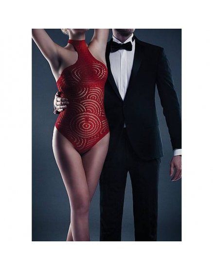 LE DESIR BODY ESTAMPADO ROJO VIBRASHOP