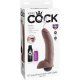 JUGUETES PARA MUJERES KING COCK PENE EYACULADOR MARRÓN VIBRASHOP