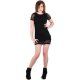 PURPURA CONCEPT VESTIDO MANGA CORTA EVELINA NEGRO VIBRASHOP