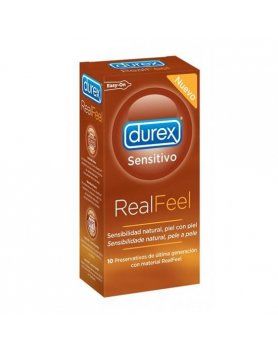 PRESERVATIVOS  REAL FEEL DUREX VIBRASHOP