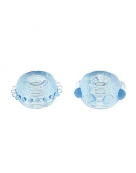 ANILLOS PARA EL PENE MANPOWER – POWER STRETCHY RINGS BLUE VIBRASHOP