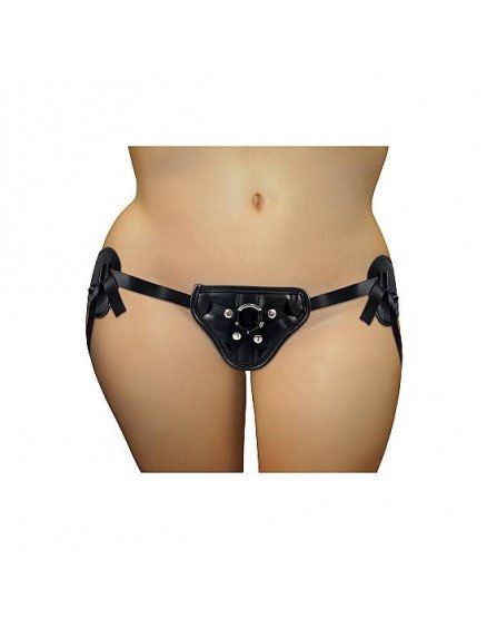 sportsheets arnes corsette pvc negro plus size VIBRASHOP