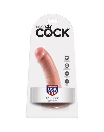 JUGUETES PARA MUJERES - KING COCK PENE REALISTICO 15 CM VIBRASHOP