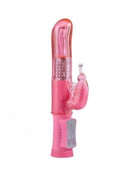VIBRADOR FEMENINO HUGGING MARIPOSA ROSA VIBRASHOP