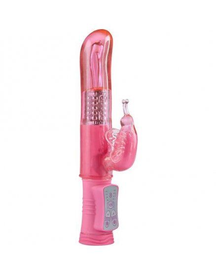 VIBRADOR FEMENINO HUGGING MARIPOSA ROSA VIBRASHOP