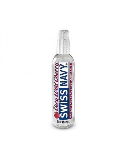 swiss navy lubricante con base de agua sabor cereza intenso 118 ml VIBRASHOP