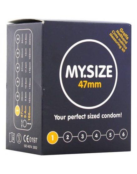 my size preservativos 47 mm 10 uds VIBRASHOP
