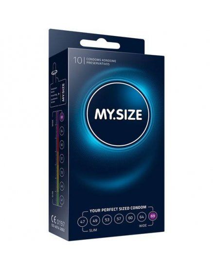 mysize 69 preservativos 10 uds VIBRASHOP