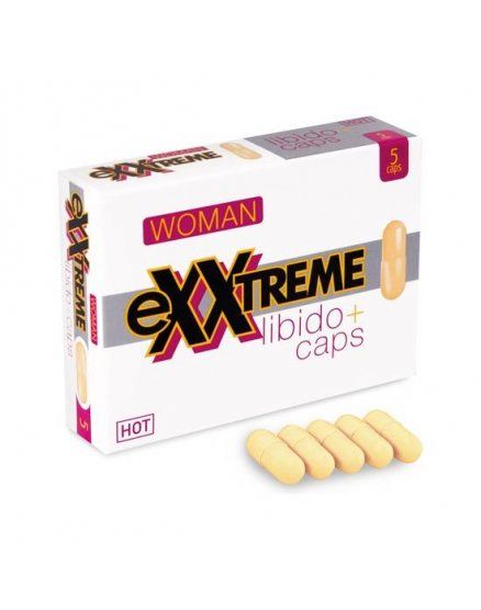 Afrodisiacos en capsulas Exxtreme libido mujer 5 Uds VIBRASHOP