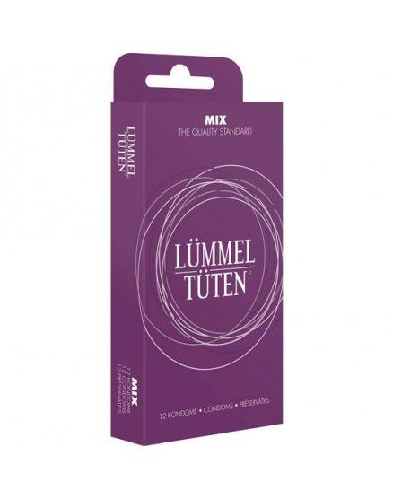 display 10 cajas preservativos lummel tuten surtidos VIBRASHOP