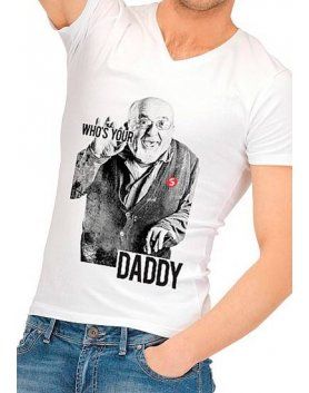 camiseta divertida who is your daddy VIBRASHOP