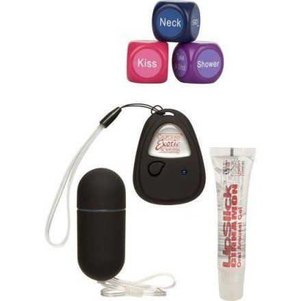 Kit sexual de Vibrashop con juguetes para parejas 4 piezas