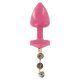 BUTPLUG DE METAL JEWELL ROSA T2 DE 30 MM VIBRASHOP