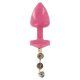 BUTPLUG DE METAL JEWELL ROSA T2 DE 30 MM VIBRASHOP