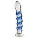 CONSOLADOR DE CRISTAL ICICLES NUMERO 5 AZUL VIBRASHOP