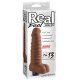 PENES VIBRADORES REAL FEEL BROWN NUM 13 VIBRASHOP