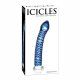 CONSOLADOR DE CRISTAL ICICLES NUMERO 29 AZUL VIBRASHOP