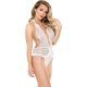 TEASE BODY CORTO DE ENCAJE BLANCO VIBRASHOP