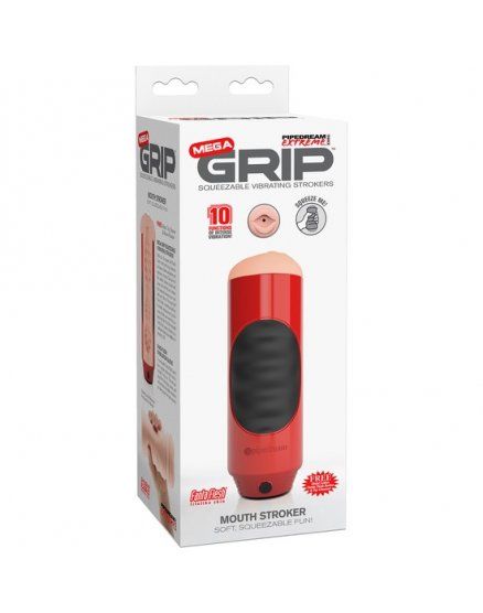 Masturbador Pdx Mega Grip Mouth Stroker de Pipedream en Vibrashop