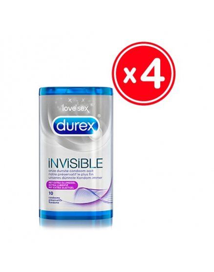 PRESERVATIVOS INVISIBLE DUREX en vibrashop