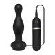 PLATINUM DELUX ESTIMULADOR ANAL NEGRO VIBRASHOP