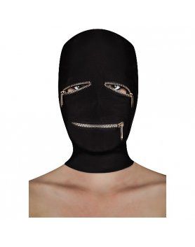 extreme zipper máscara con cremallera ojos y boca VIBRASHOP