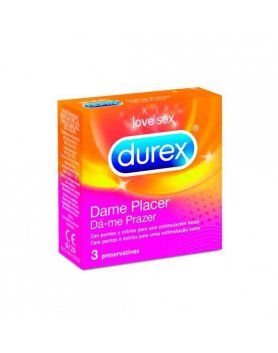 PRESERVATIVOS DAME PLACER DUREX VIBRASHOP