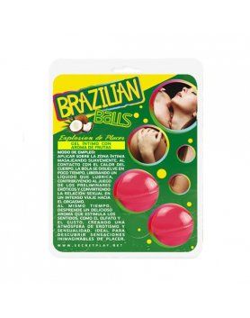 secret play brazilian balls aroma fresa VIBRASHOP