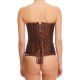 corset leather marrón VIBRASHOP