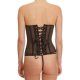 CORSET SEMI TRANSPARENTE NEGRO VIBRASHOP