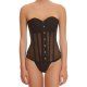 CORSET SEMI TRANSPARENTE NEGRO VIBRASHOP