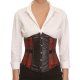 CORSET LENCERIA UNDERBUST Y CAMISA ROJO VIBRASHOP