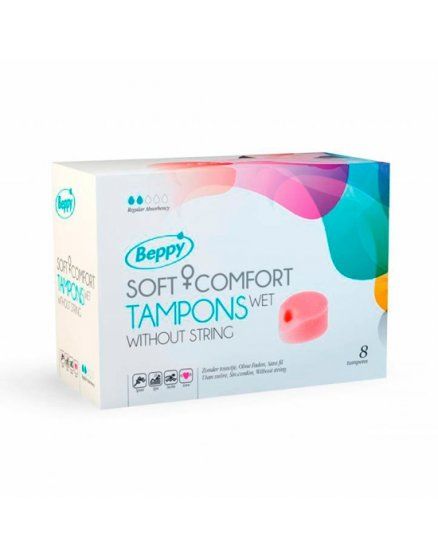 BEPPY TAMPONES LUBRICADOS 8 UDS VIBRASHOP