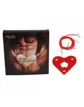 TANGA COMESTIBLE HOMBRE FRESAS CON CAVA VIBRASHOP