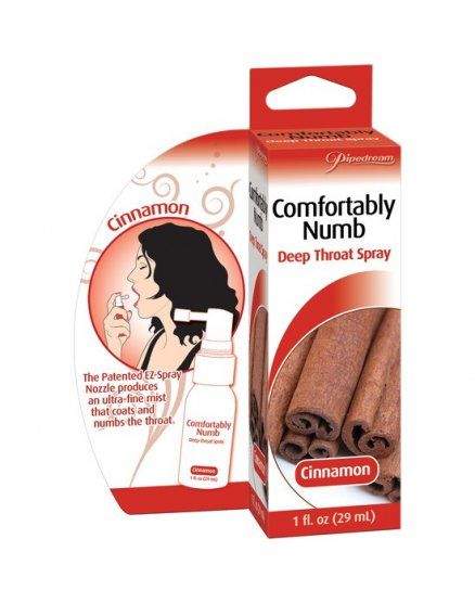 COMFORTABLY NUMB SPRAY GARGANTA PROFUNDA SABOR CANELA VIBRASHOP