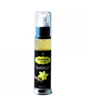 LUBRICANTE & ACEITE EFECTO CALOR  VAINILLA SECRET BEAUTY VIBRASHOP