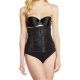 CORSET LENCERIA UNDERBUST DE TRANSPARENCIAS NEGRO VIBRASHOP