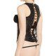 CORSET LENCERIA UNDERBUST DE ESTAMPADOS NEGRO VIBRASHOP